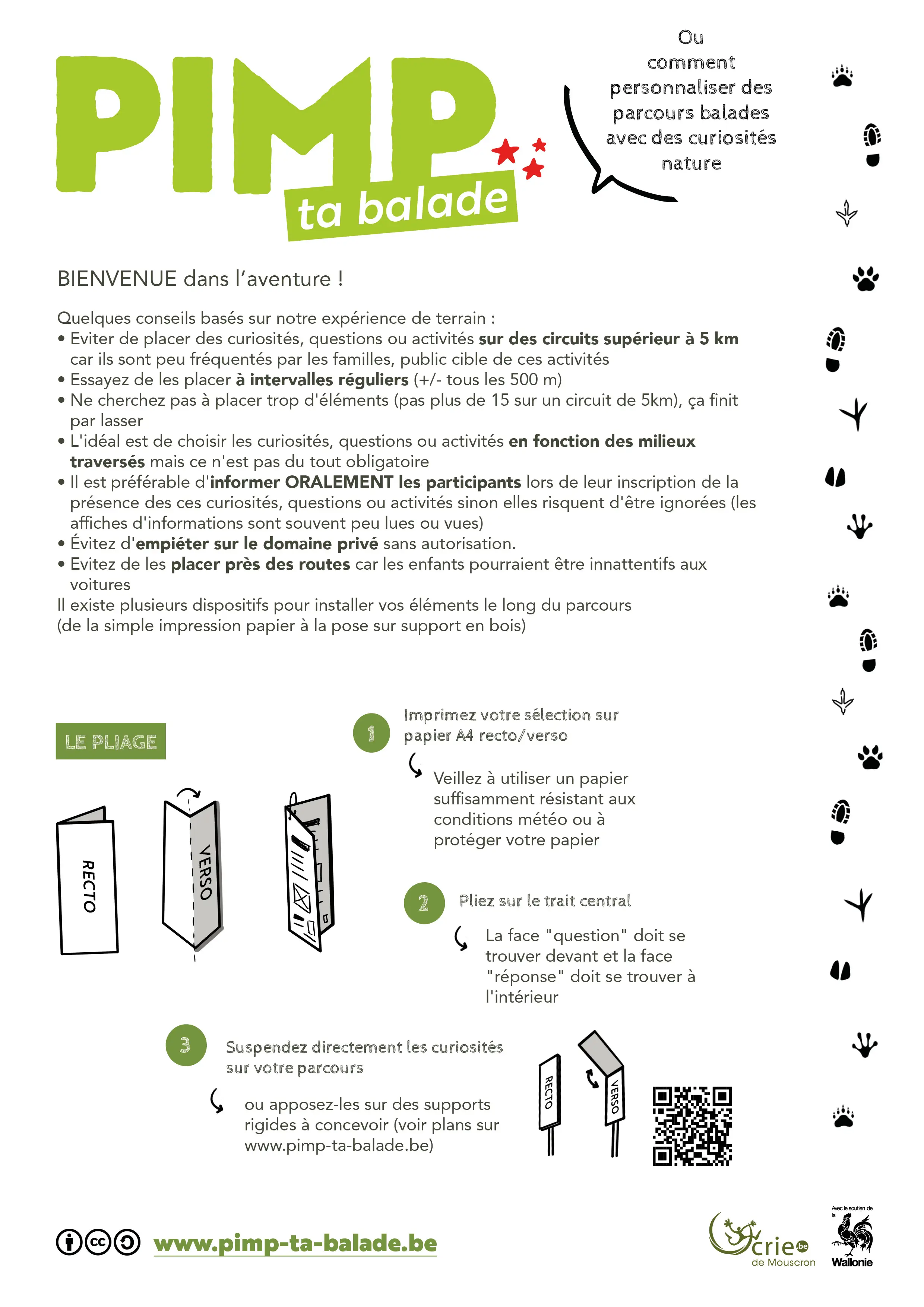 instructions recto